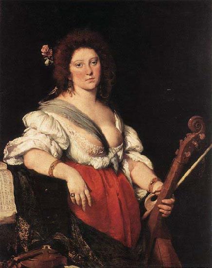 Bernardo Strozzi Gamba Player